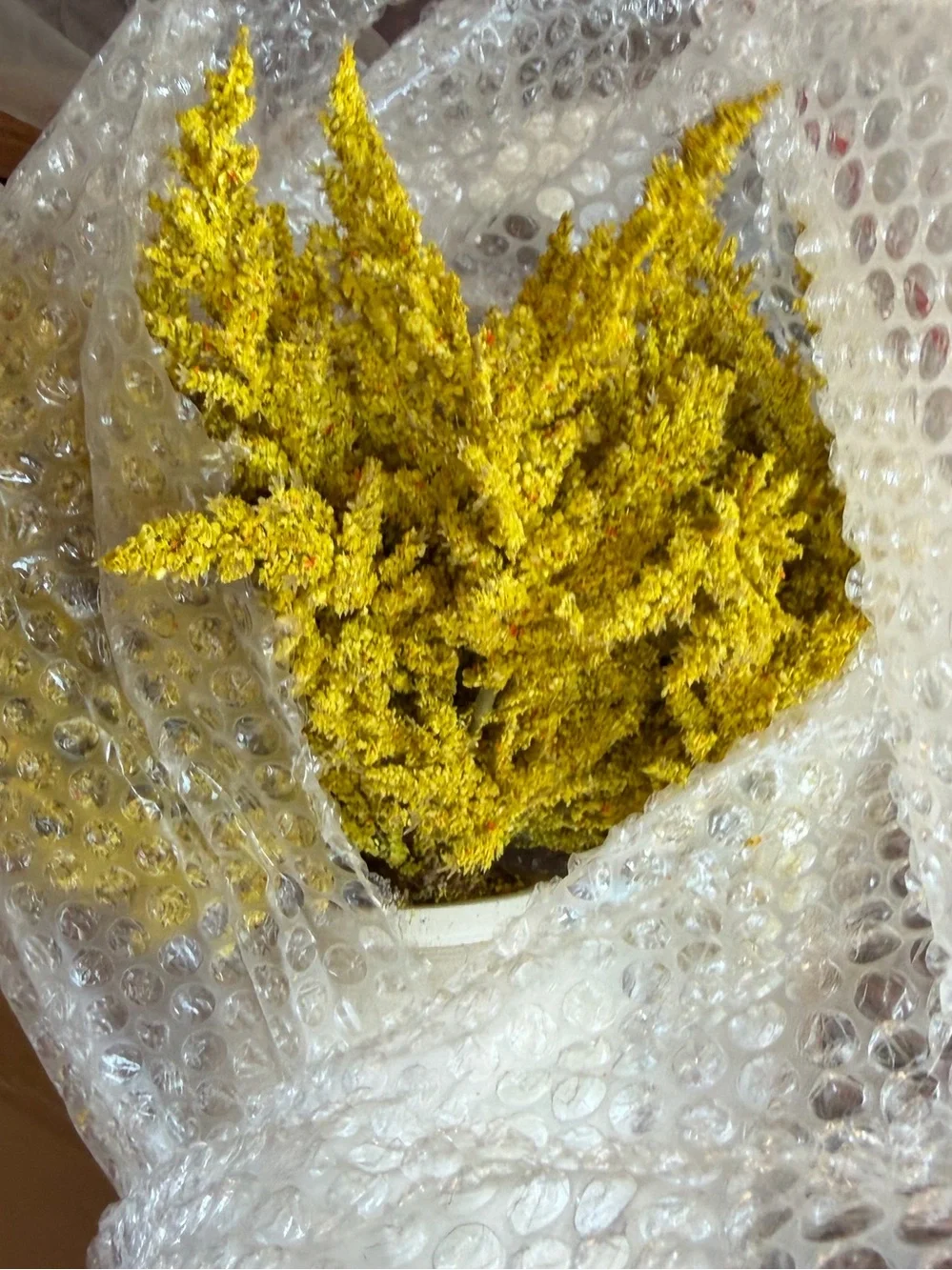 THRESHOLD NWT Large Goldenrod Arrangement in Ceramic Pot Fall faux Plant